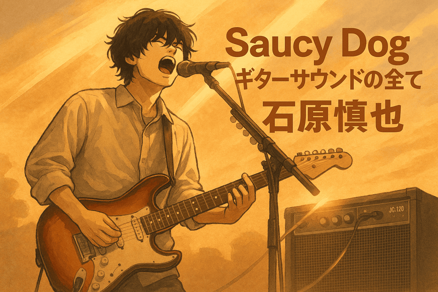 石原慎也】Saucy Dog（サウシードッグ）風サウンドの作り方＋ギター 
