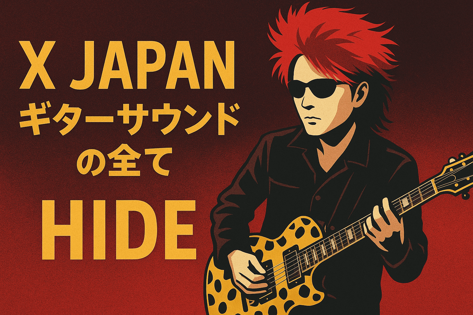 hide】X JAPAN（hide with Spread Beaver）風サウンドの作り方＋ギター 