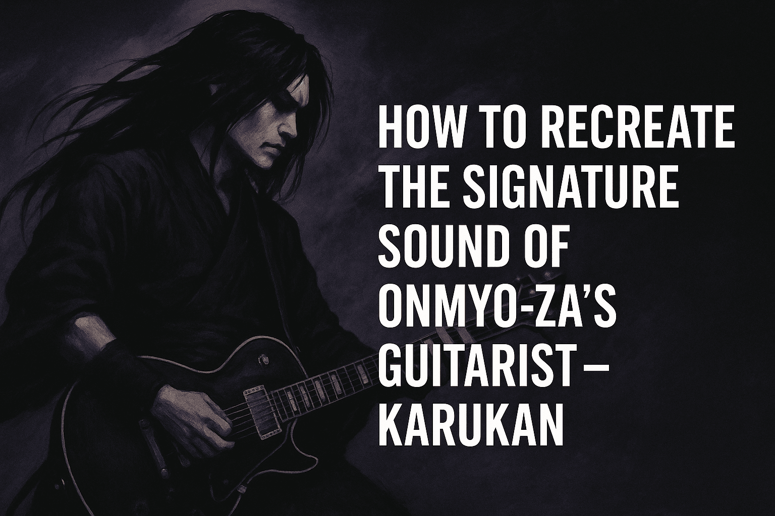 【Karukan】How to Recreate the Signature Sound of Onmyo-za’s Guitarist – Gear, Effects, and Amp Setup