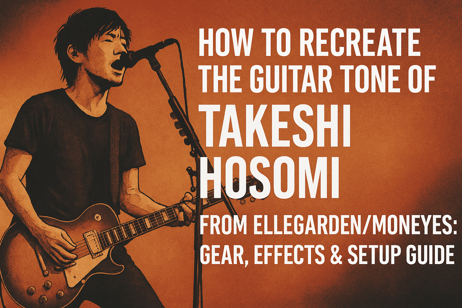 How to Recreate the Guitar Tone of Takeshi Hosomi from ELLEGARDEN / MONOEYES: Gear, Effects & Setup Guide