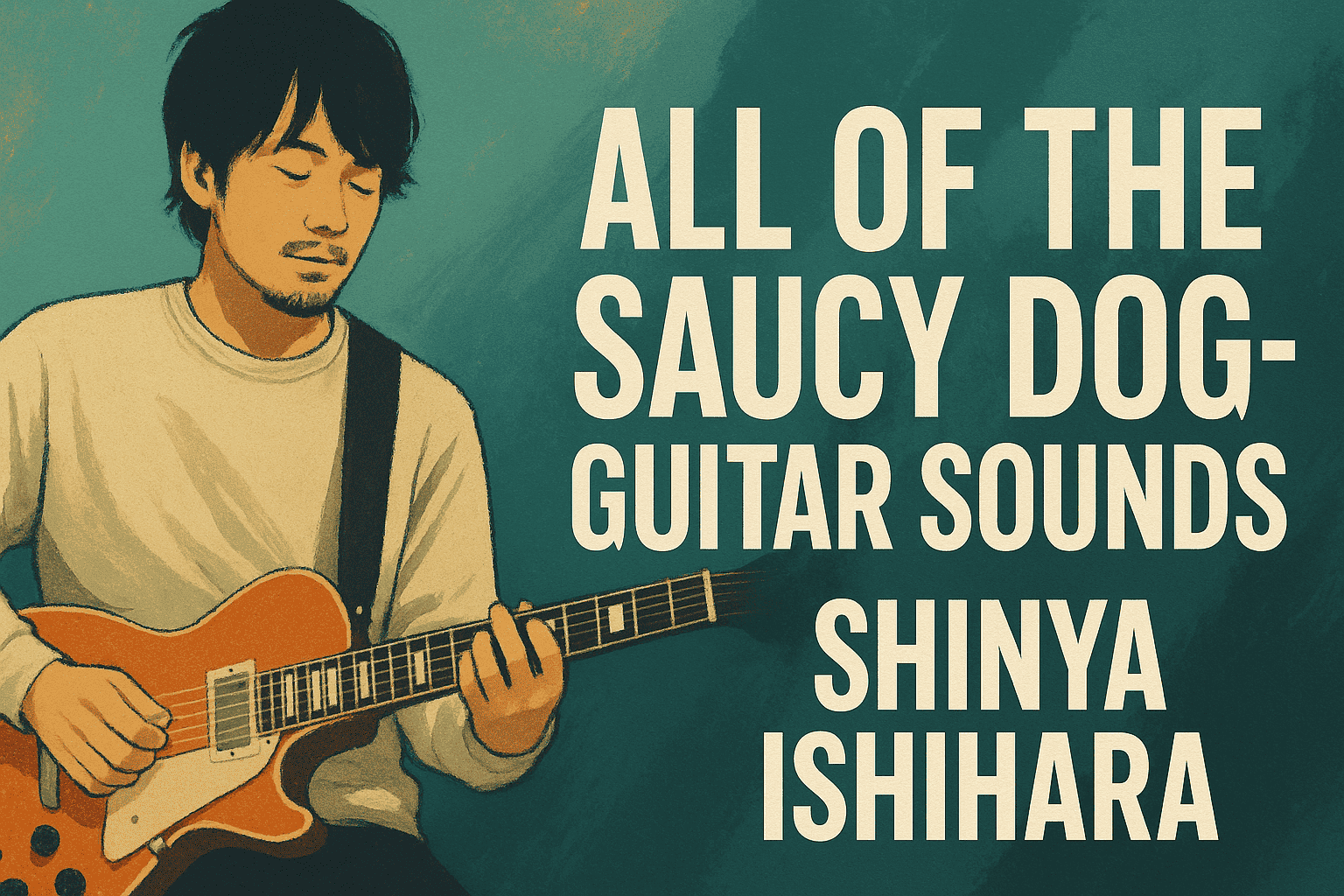 【Shinya Ishihara】How to Recreate the Saucy Dog Sound + Guitar Gear and Tone Settings 【Effects & Amps】