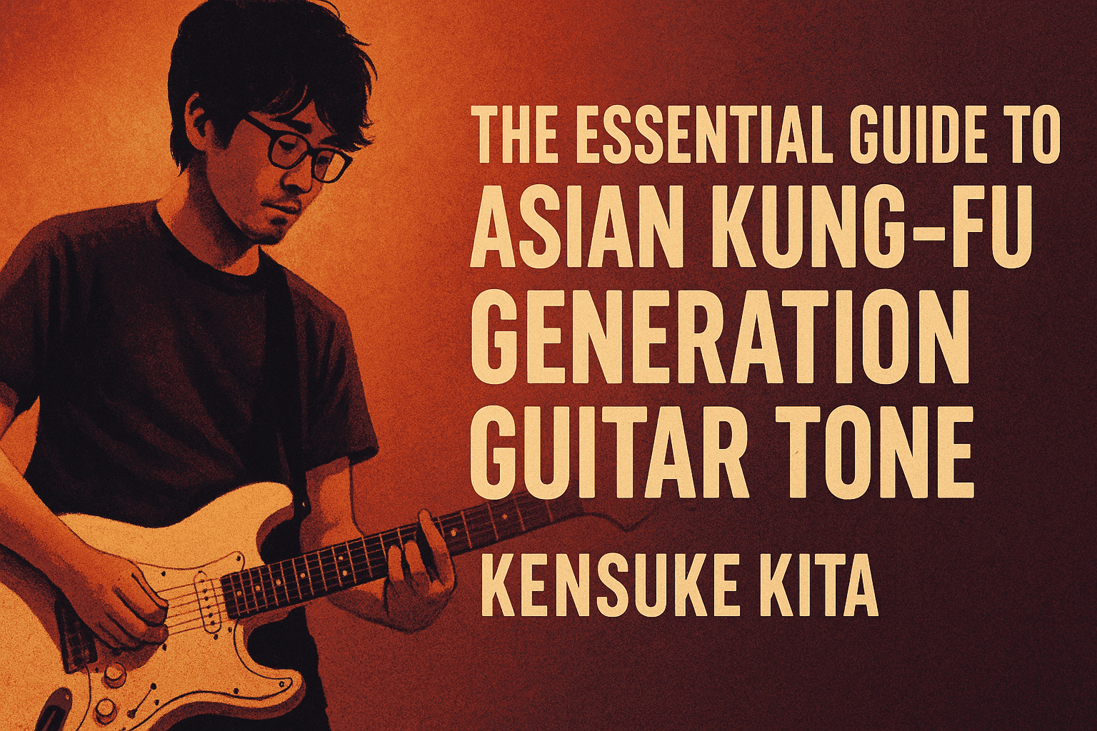 【Kensuke Kita】How to Recreate the ASIAN KUNG-FU GENERATION Sound + Guitar Gear and Tone Settings【Effects & Amps】
