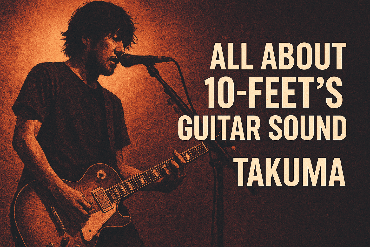 【TAKUMA】How to Recreate the 10-FEET Sound + Guitar Gear and Tone Settings【Effects & Amps】
