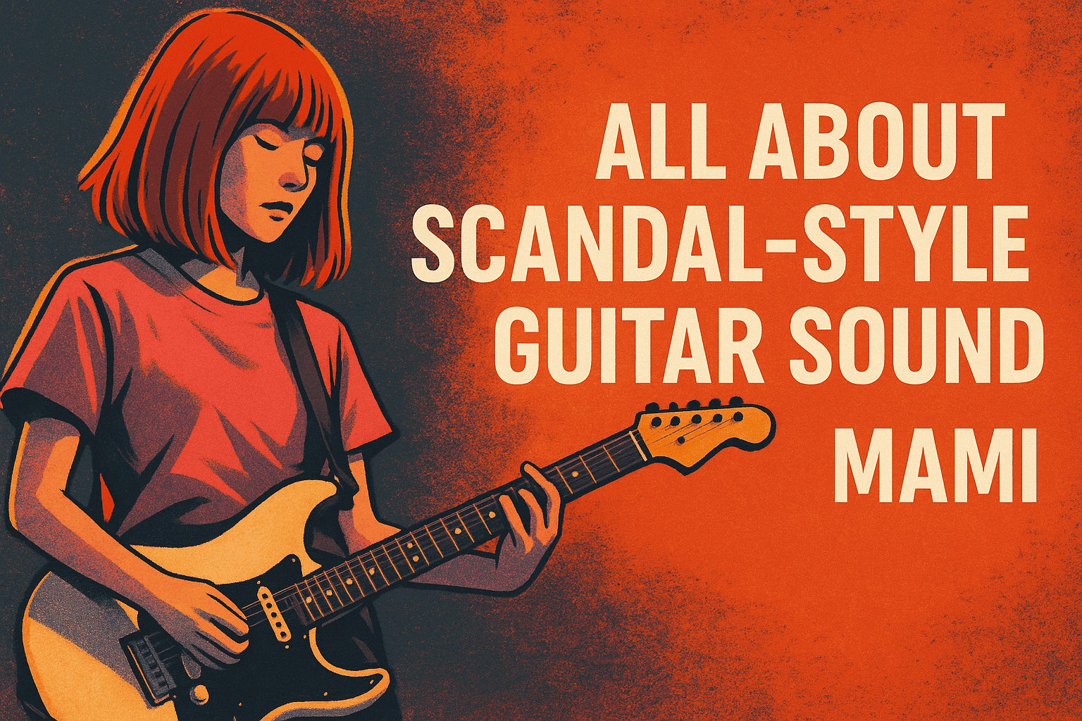 【MAMI】How to Recreate the SCANDAL Sound + Guitar Gear and Tone Settings 【Effects & Amps】