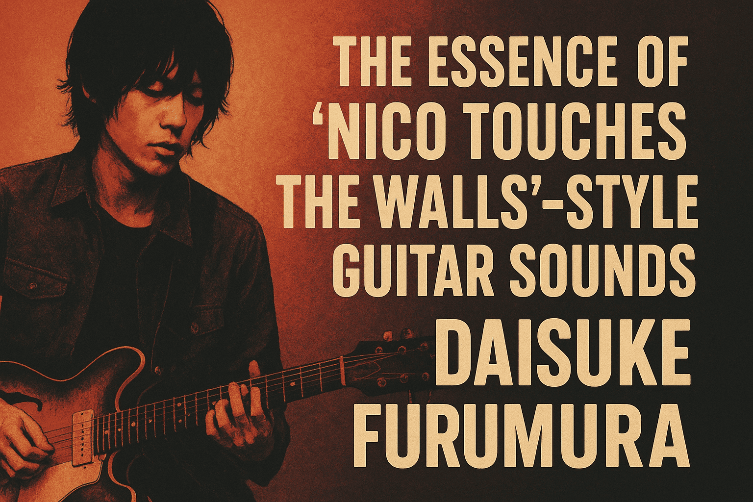 【Daisuke Komura】How to Recreate the NICO Touches the Walls Sound + Guitar Gear and Tone Settings【Effects & Amps】