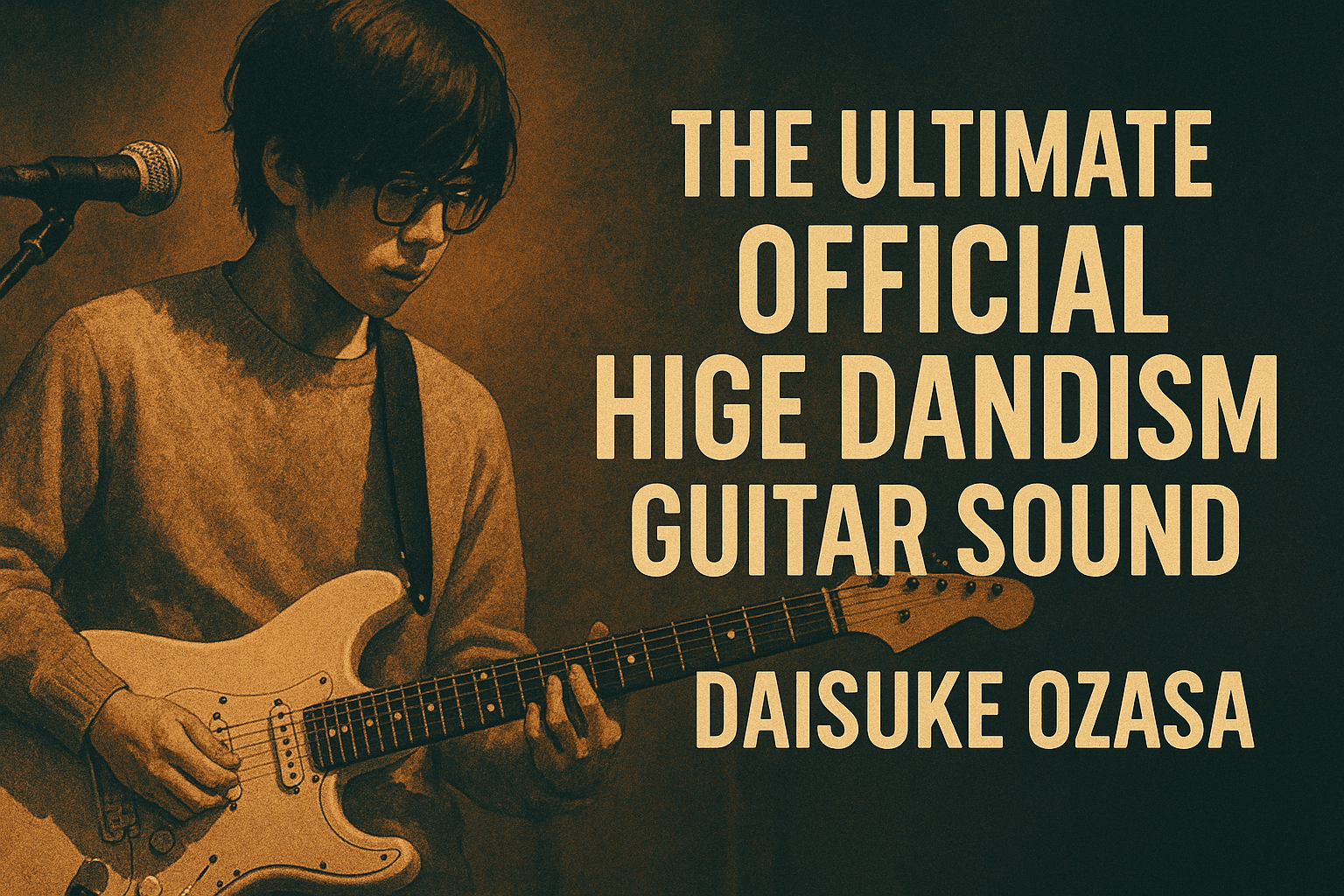 [Daisuke Ozasa] – How to Recreate the Official HIGE DANDism Sound + Guitar Gear and Tone Settings [Effects & Amps]