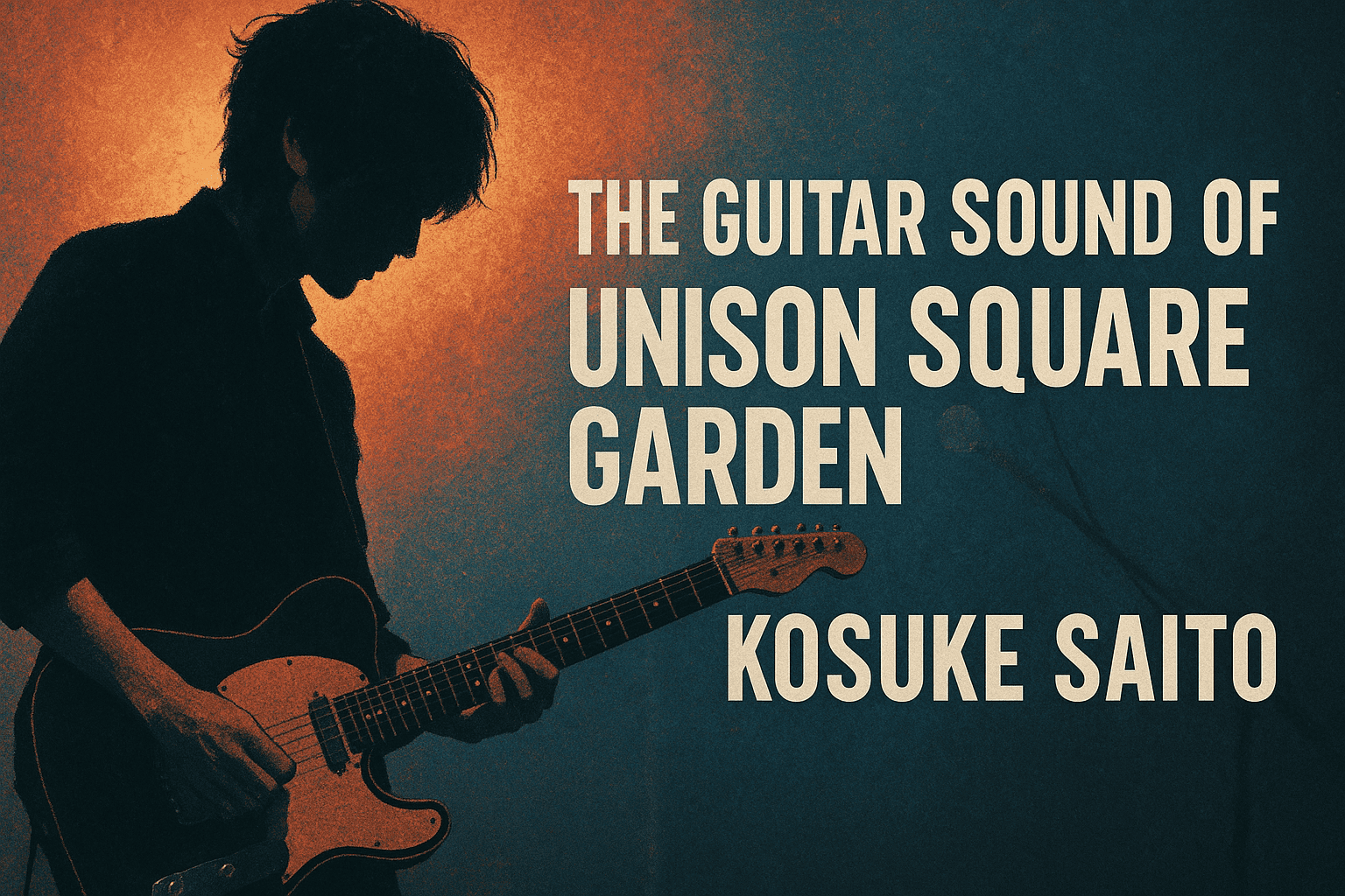 [Kosuke Saito] – How to Recreate the UNISON SQUARE GARDEN Sound + Guitar Gear and Tone Settings [Effects & Amps]