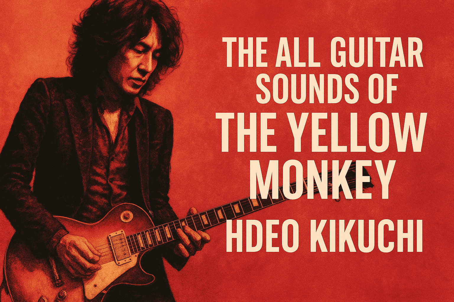 [Hideaki Kikuchi] – How to Recreate the THE YELLOW MONKEY Sound + Guitar Gear and Tone Settings [Effects & Amps]