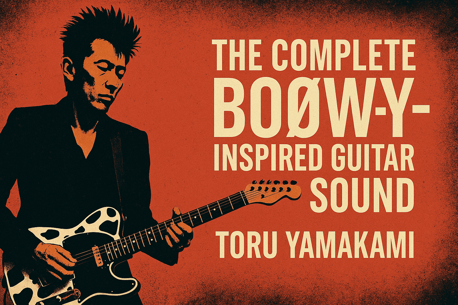 [Tomoyasu Hotei] – How to Recreate the BOØWY Sound + Guitar Gear and Tone Settings [Effects & Amps]