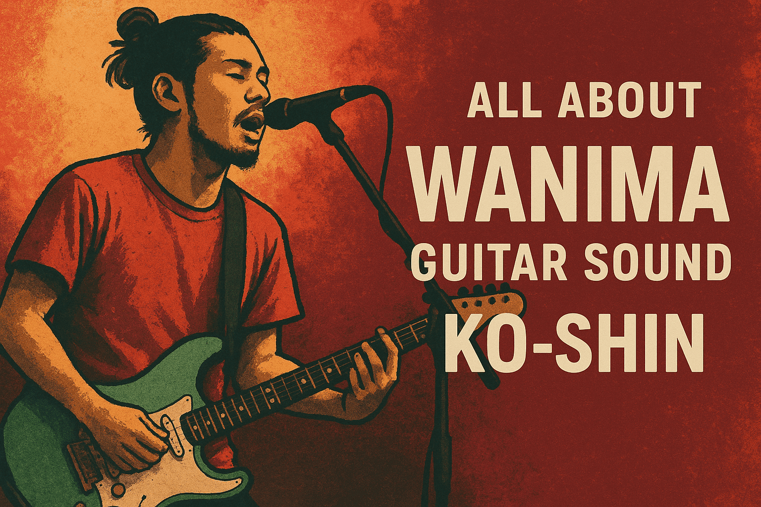 [KO-SHIN] – How to Recreate the WANIMA Sound + Guitar Gear and Tone Settings [Effects & Amps]