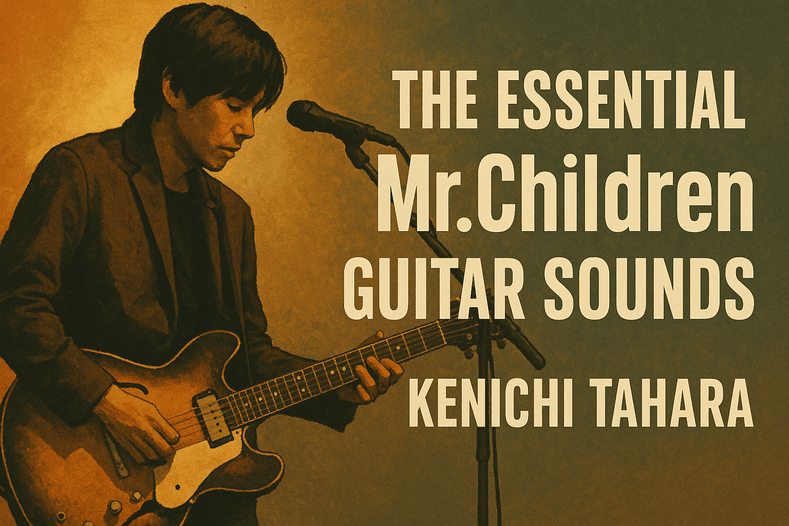 [Kenichi Tahara] – How to Recreate the Mr.Children Sound + Guitar Gear and Tone Settings [Effects & Amps]