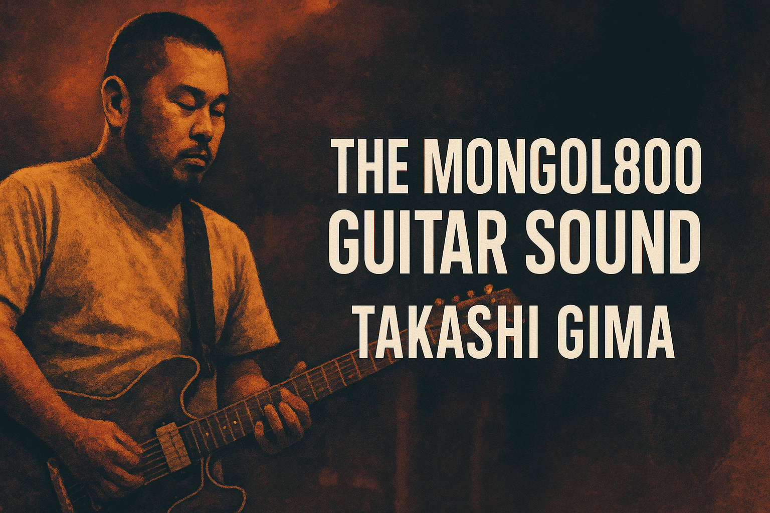 [Takashi Gima] – How to Recreate the MONGOL800 Sound + Guitar Gear and Tone Settings [Effects & Amps]