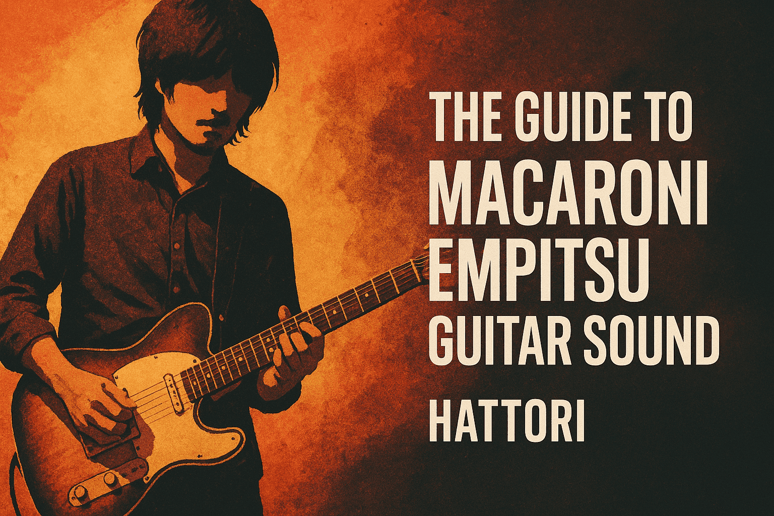 [Hattori] – How to Recreate the Macaroni Enpitsu Sound + Guitar Gear and Tone Settings [Effects & Amps]