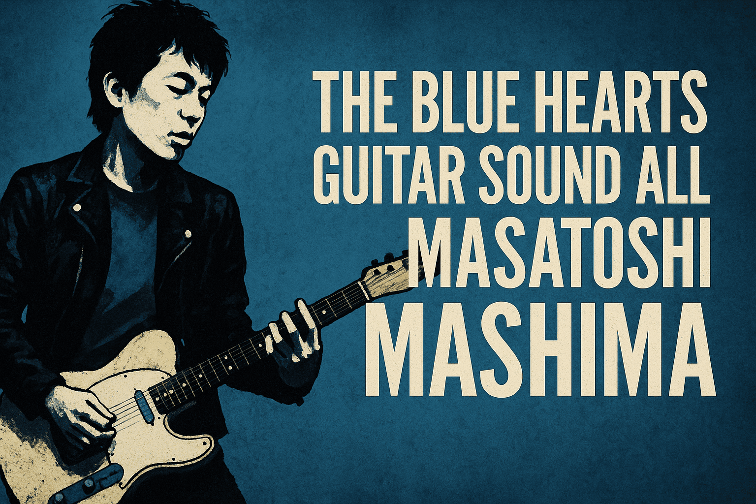 [Masatoshi Mashima (Marcy)] – How to Recreate the THE BLUE HEARTS Sound + Guitar Gear and Tone Settings [Effects & Amps]