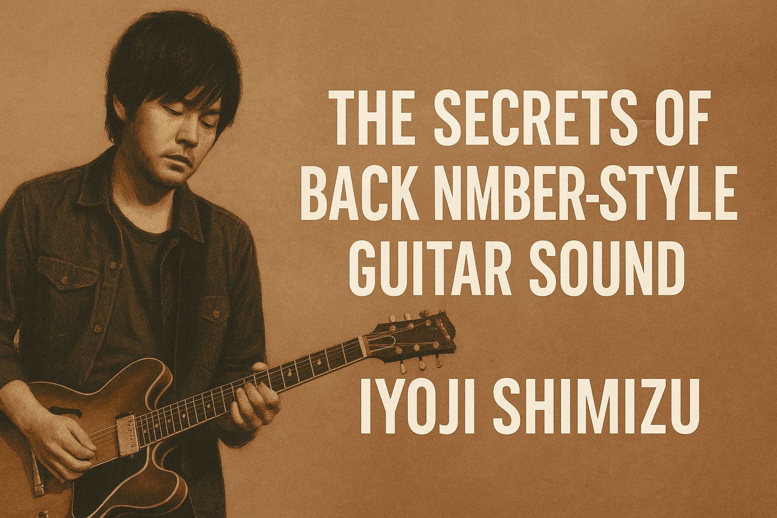 [Iyori Shimizu] – How to Recreate the back number Sound + Guitar Gear and Tone Settings [Effects & Amps]