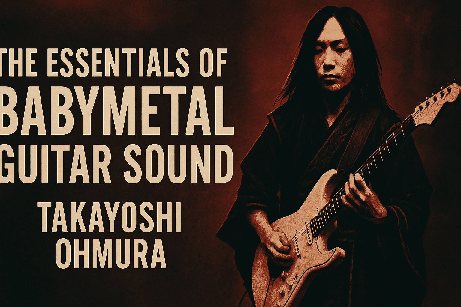 【Takayoshi Ohmura】How to Recreate BABYMETAL’s Kami Band Guitar Sound: Gear, Amp, Effects, and Tone Settings