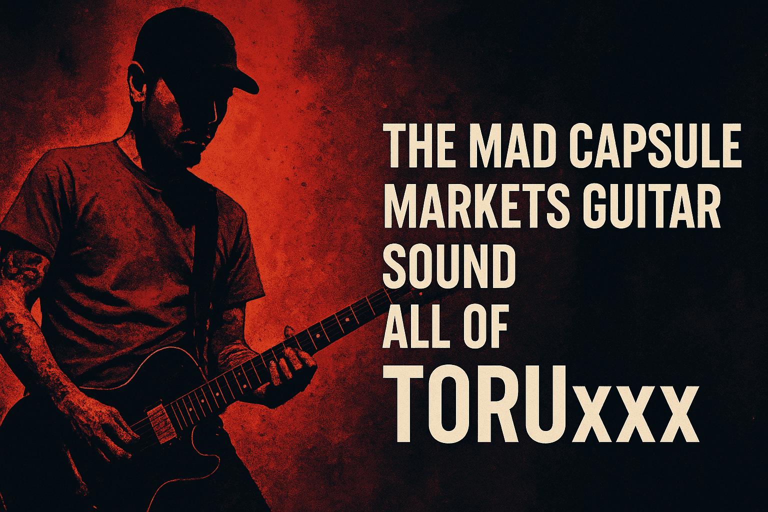 [TORUxxx] – How to Recreate the THE MAD CAPSULE MARKETS Sound + Guitar Gear and Tone Settings [Effects & Amps]