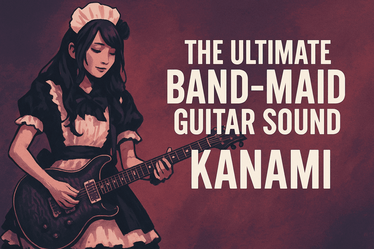 Crafting the BAND-MAID Sound: KANAMI's Guitar Gear and Tone Settings