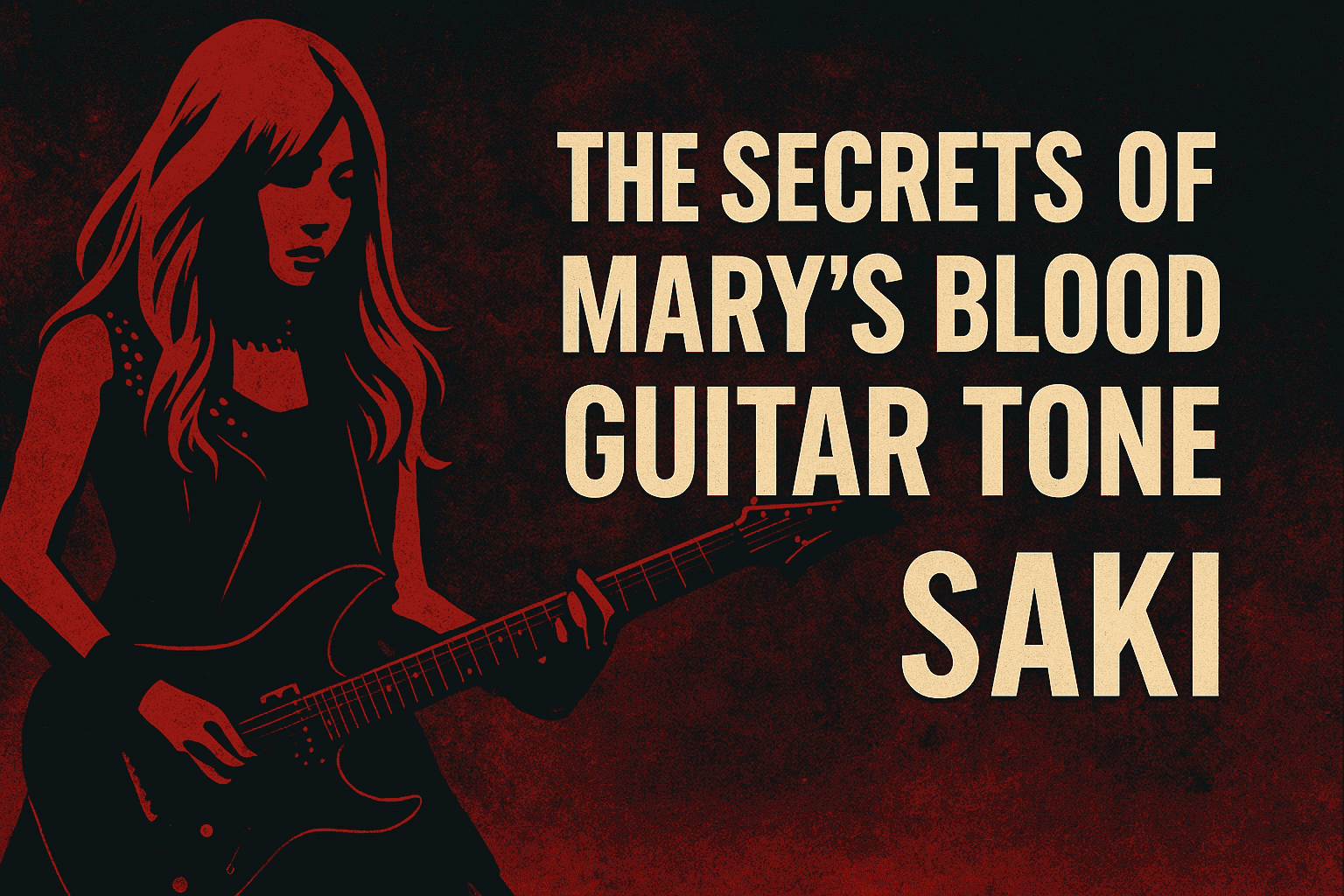 [SAKI] How to Recreate Mary’s Blood Guitar Tone – Gear, Amp & Effects Breakdown