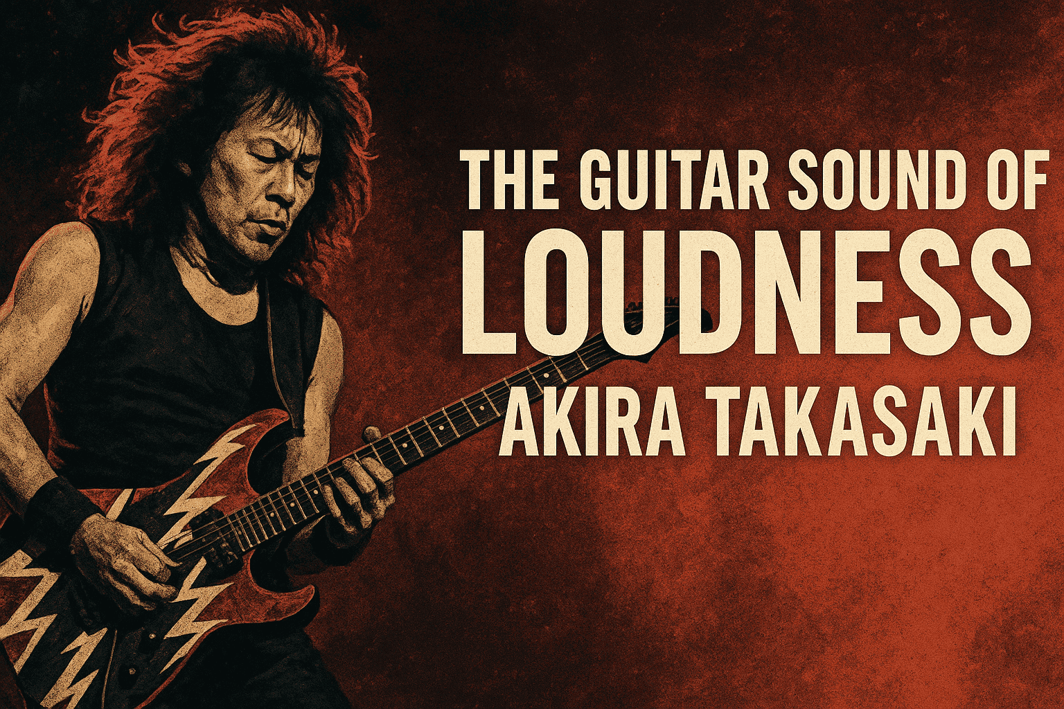 [Akira Takasaki] Crafting the Signature LOUDNESS Sound — Gear, Settings & Modern Reproduction