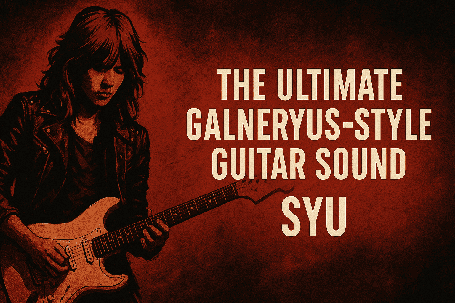[Syu] How to Recreate the Sound of GALNERYUS – Gear, Tone, and Setup Guide