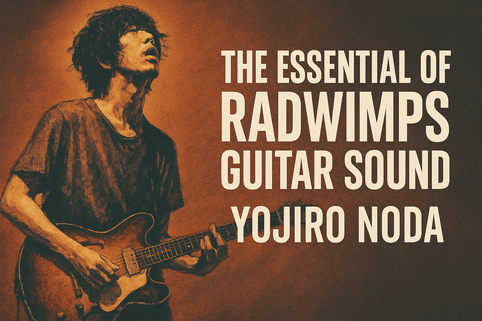 [Yojiro Noda] Recreating the Guitar Sound of RADWIMPS – Complete Gear & Tone Guide