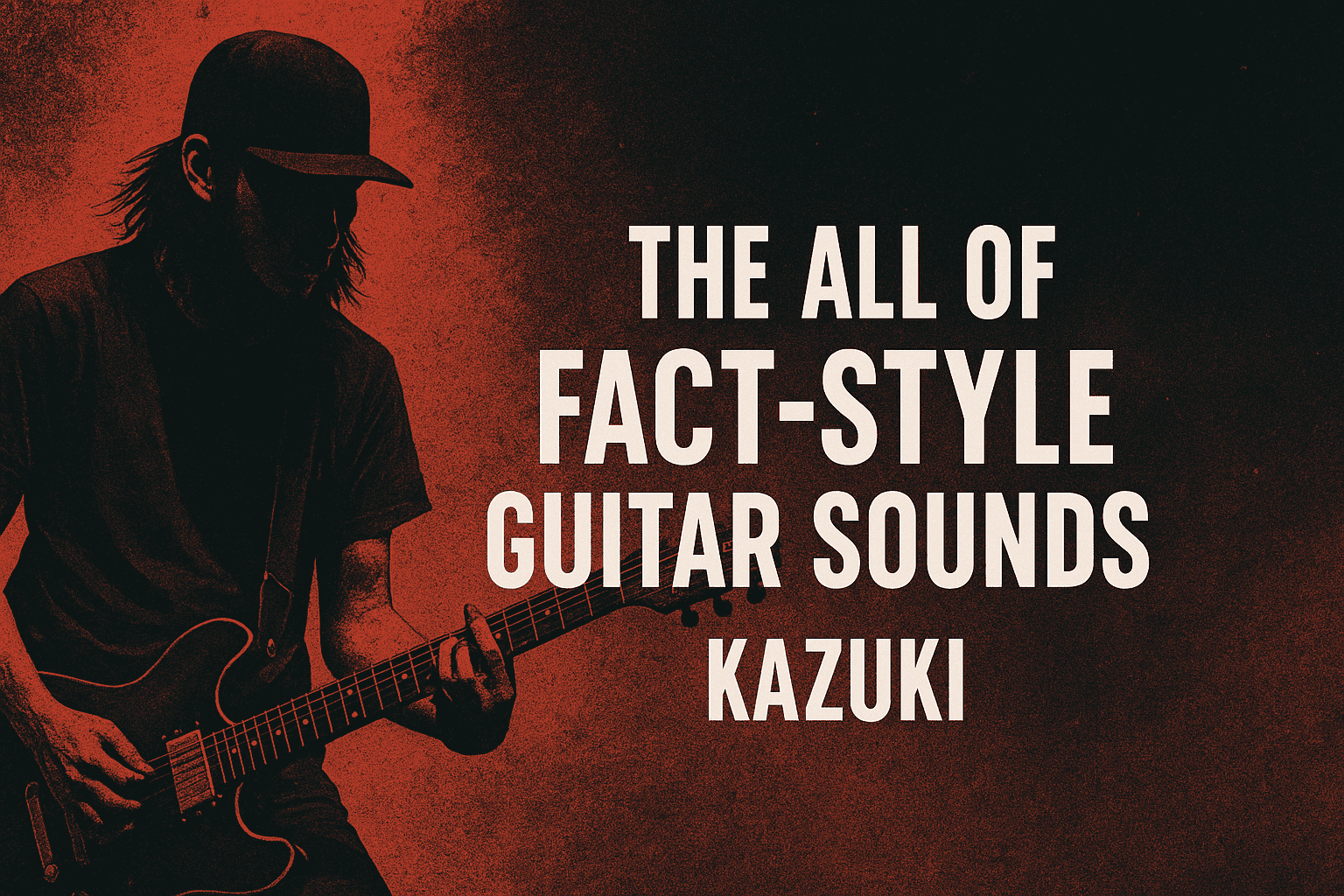 [Kazuki] – How to Recreate the FACT Sound + Guitar Gear and Tone Settings [Effects & Amps]